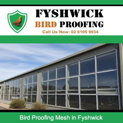 Professional bird proofing mesh protecting industrial building facade in Fyshwick ACT